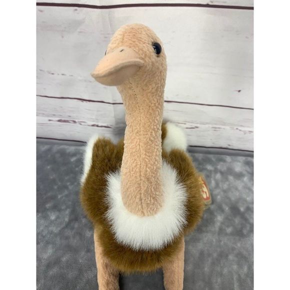 Ty Beanie Stretch The Ostrich 16 Inch Plush Toy - Picture 10 of 10